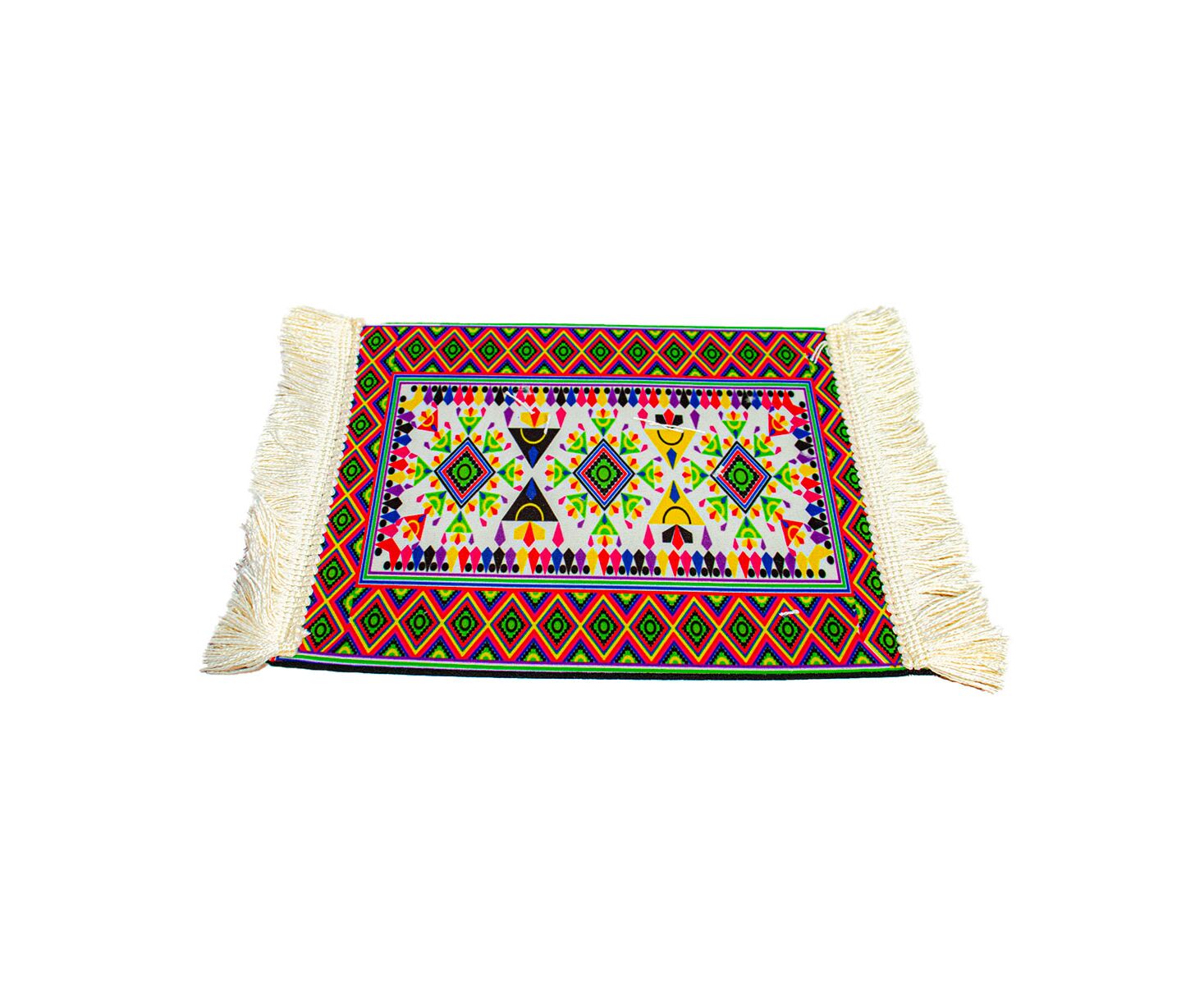 Tray mat, old heritage design, multi-colored Sadu engravings, size 30CM ...