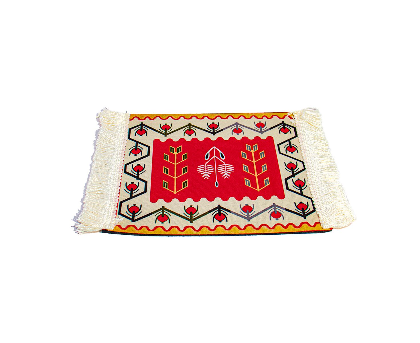Tray mat, old heritage design, multi-colored Sadu engravings, size 38CM ...