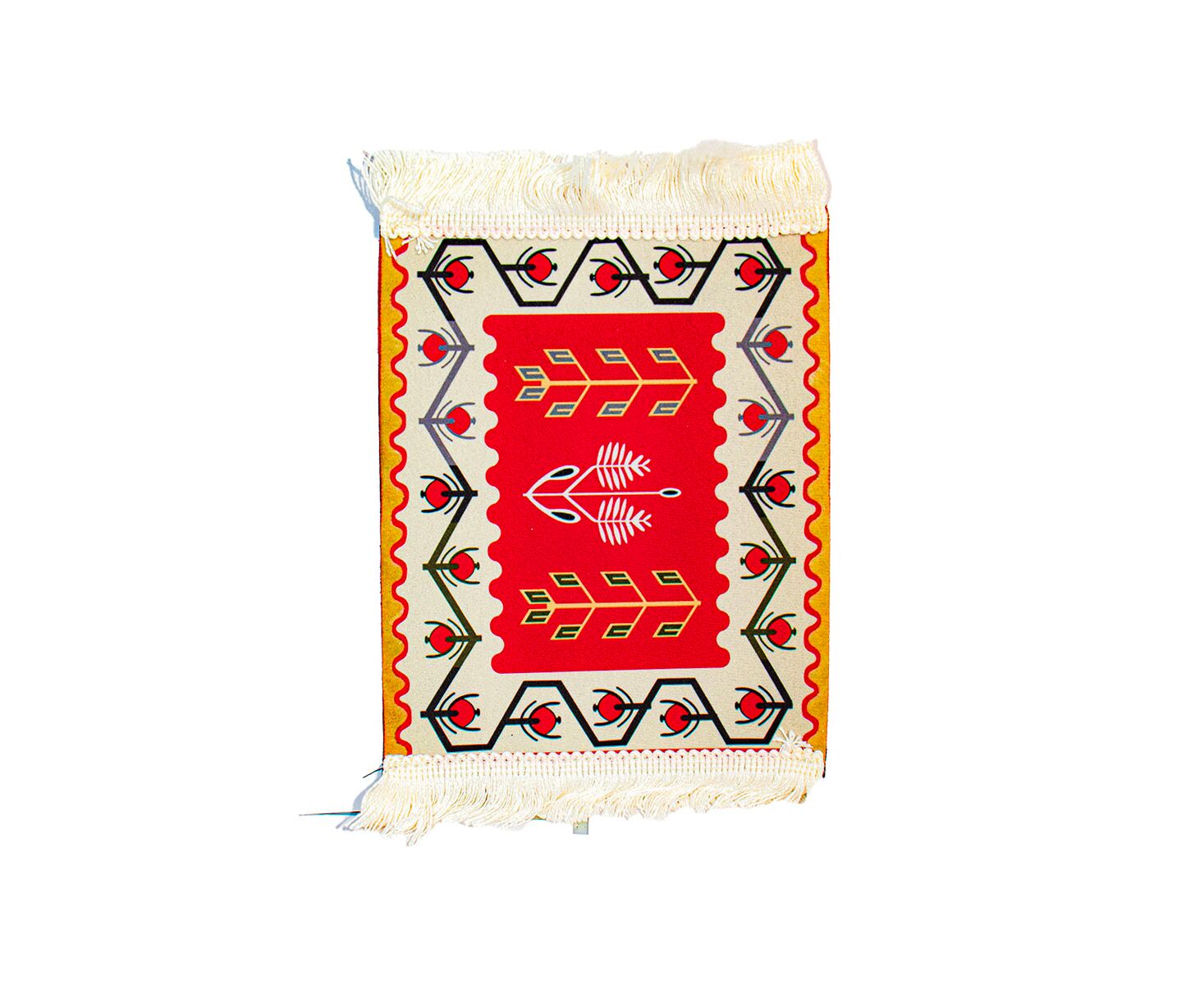Tray mat, old heritage design, multi-colored Sadu engravings, size 30CM ...