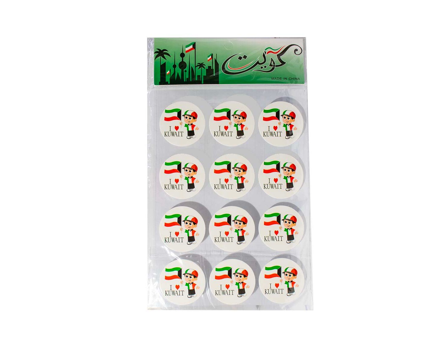 144-Piece Sticker Set for Kuwait National Day