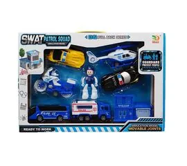 مجموعة مجسمات أطفال، ألعاب تصميم الشرطة، سيارات وشخصيات الشرطة، ألعاب تعليمية للأطفال، مجسمات ترفيهية، ألعاب محاكاة الشرطة، ألعاب تنمية المهارات، لعب تفاعلي للأطفال، هدايا أطفال تعليمية، ألعاب خيال ومغامرة.