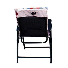 Foldable chair
Sadu-patterned chair
Traditional foldable chair
Heritage camping chair
Sadu chair for trips
Foldable chair with Arabic patterns
Traditional garden chair
 Easy-to-store and portable chair
 Authentic traditional chair
Luxury traditio