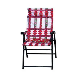 Foldable chair
Sadu-patterned chair
Traditional foldable chair
Heritage camping chair
Sadu chair for trips
Foldable chair with Arabic patterns
Traditional garden chair
 Easy-to-store and portable chair
 Authentic traditional chair
Luxury traditio