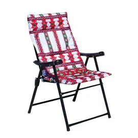 Foldable chair
Sadu-patterned chair
Traditional foldable chair
Heritage camping chair
Sadu chair for trips
Foldable chair with Arabic patterns
Traditional garden chair
 Easy-to-store and portable chair
 Authentic traditional chair
Luxury traditio