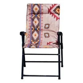 Foldable chair
Sadu-patterned chair
Traditional foldable chair
Heritage camping chair
Sadu chair for trips
Foldable chair with Arabic patterns
Traditional garden chair
 Easy-to-store and portable chair
 Authentic traditional chair
Luxury traditio