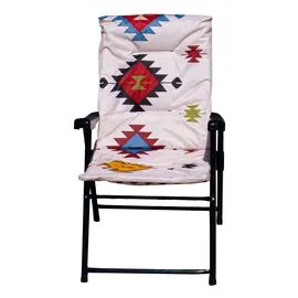 Foldable chair
Sadu-patterned chair
Traditional foldable chair
Heritage camping chair
Sadu chair for trips
Foldable chair with Arabic patterns
Traditional garden chair
 Easy-to-store and portable chair
 Authentic traditional chair
Luxury traditio