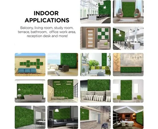 Artificial Grass Wall Panel
Artificial Grass for Walls
60x40 cm Artificial Grass Panel
Artificial Grass Wall Decor
Indoor and Outdoor Grass Wall
Decorating Walls with Artificial Grass
Artificial Grass Panel for Home and Office
Weather-Resistant Artificial Grass Panel
Installing Artificial Grass for Walls
Garden Decor