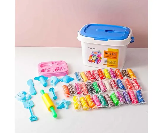 Dry Clay Box for Kids
Clay Molding Tools for Kids
24-Color Dry Clay
Art Clay for Kids
Clay Molding Set
Educational Toys for Kids
Safe Clay for Kids
Children's Artistic Creations
Gifts for Kids
Dry Clay for Creative Kids
Arts and Crafts Tools
Artistic Activities for Kids
Colored Clay