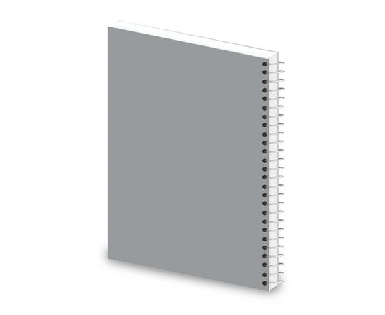 Spiral Notebook with 100 Pages, Size 25cm x 20cm