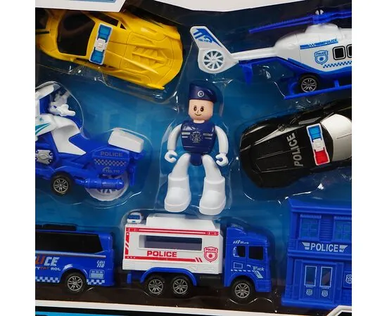 مجموعة مجسمات أطفال، ألعاب تصميم الشرطة، سيارات وشخصيات الشرطة، ألعاب تعليمية للأطفال، مجسمات ترفيهية، ألعاب محاكاة الشرطة، ألعاب تنمية المهارات، لعب تفاعلي للأطفال، هدايا أطفال تعليمية، ألعاب خيال ومغامرة.