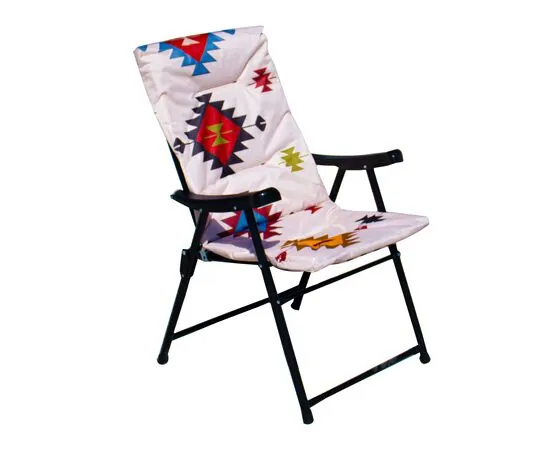 Foldable chair
Sadu-patterned chair
Traditional foldable chair
Heritage camping chair
Sadu chair for trips
Foldable chair with Arabic patterns
Traditional garden chair
 Easy-to-store and portable chair
 Authentic traditional chair
Luxury traditio