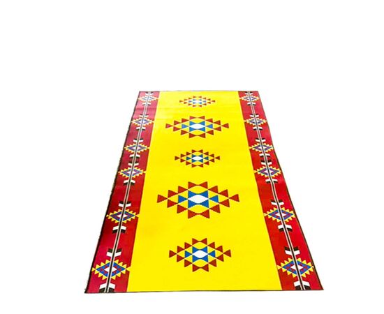 3D Traditional Sadu Pattern Runner Rug – 1×3 meters – Luxurious, Non ...
